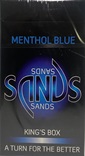 Sands Menthol Blue Light King Box 